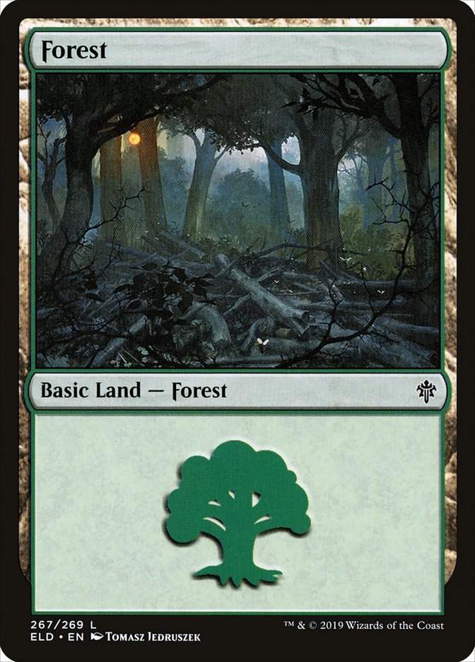 Forest (267) [Throne of Eldraine] | Galaxy Games LLC