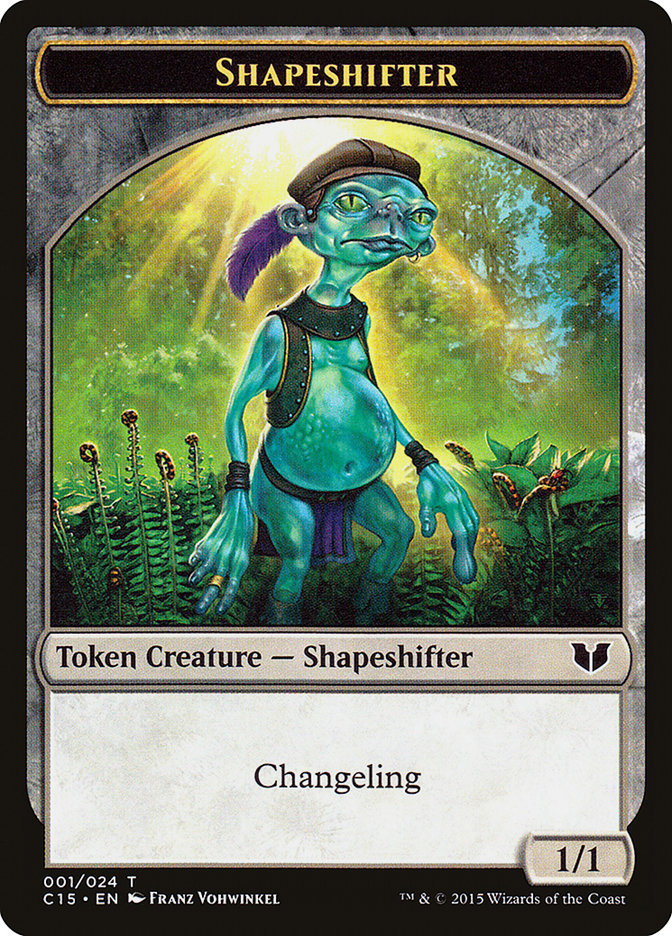 Shapeshifter // Shapeshifter Double-Sided Token [Commander 2015 Tokens] | Galaxy Games LLC