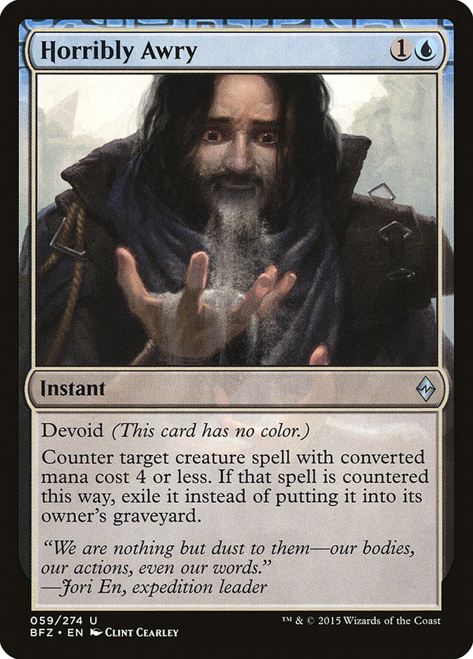 Horribly Awry [Battle for Zendikar] | Galaxy Games LLC