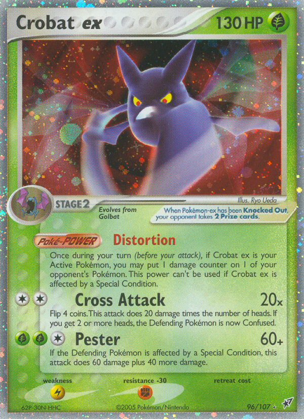 Crobat ex (96/107) [EX: Deoxys] | Galaxy Games LLC