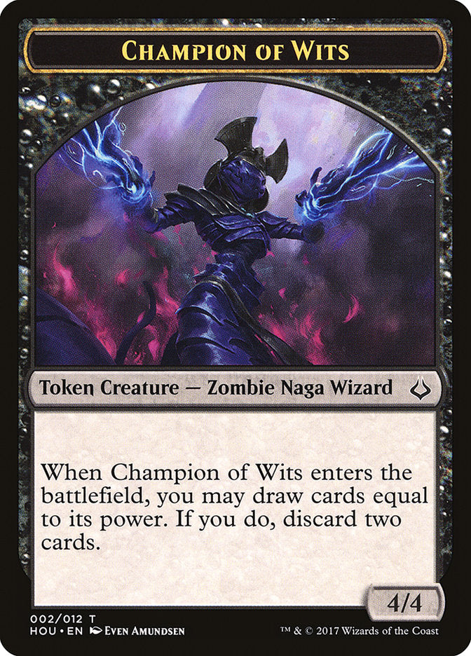 Champion of Wits Token [Hour of Devastation Tokens] | Galaxy Games LLC