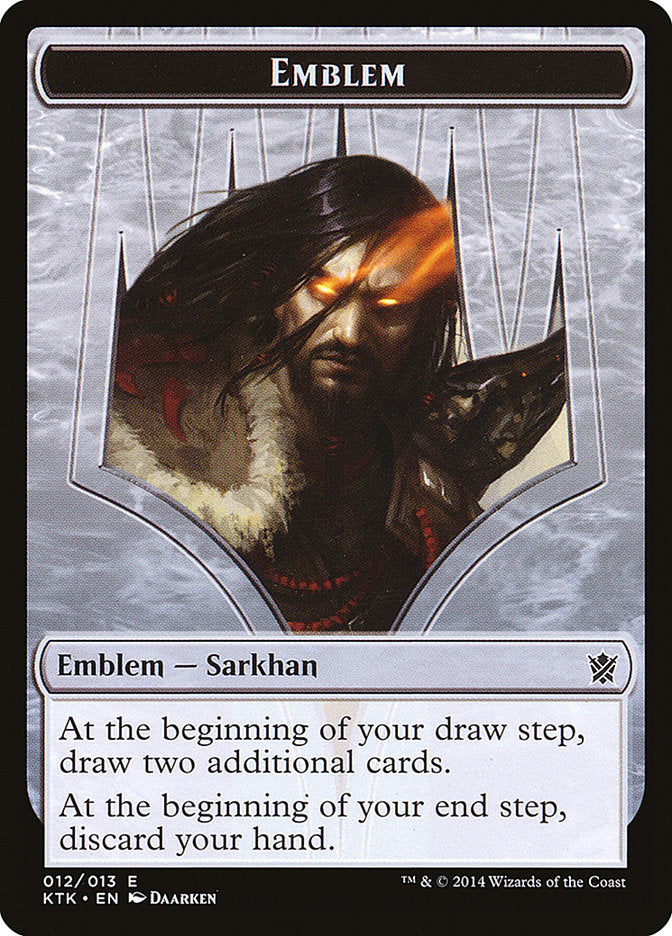 Sarkhan, the Dragonspeaker Emblem [Khans of Tarkir Tokens] | Galaxy Games LLC