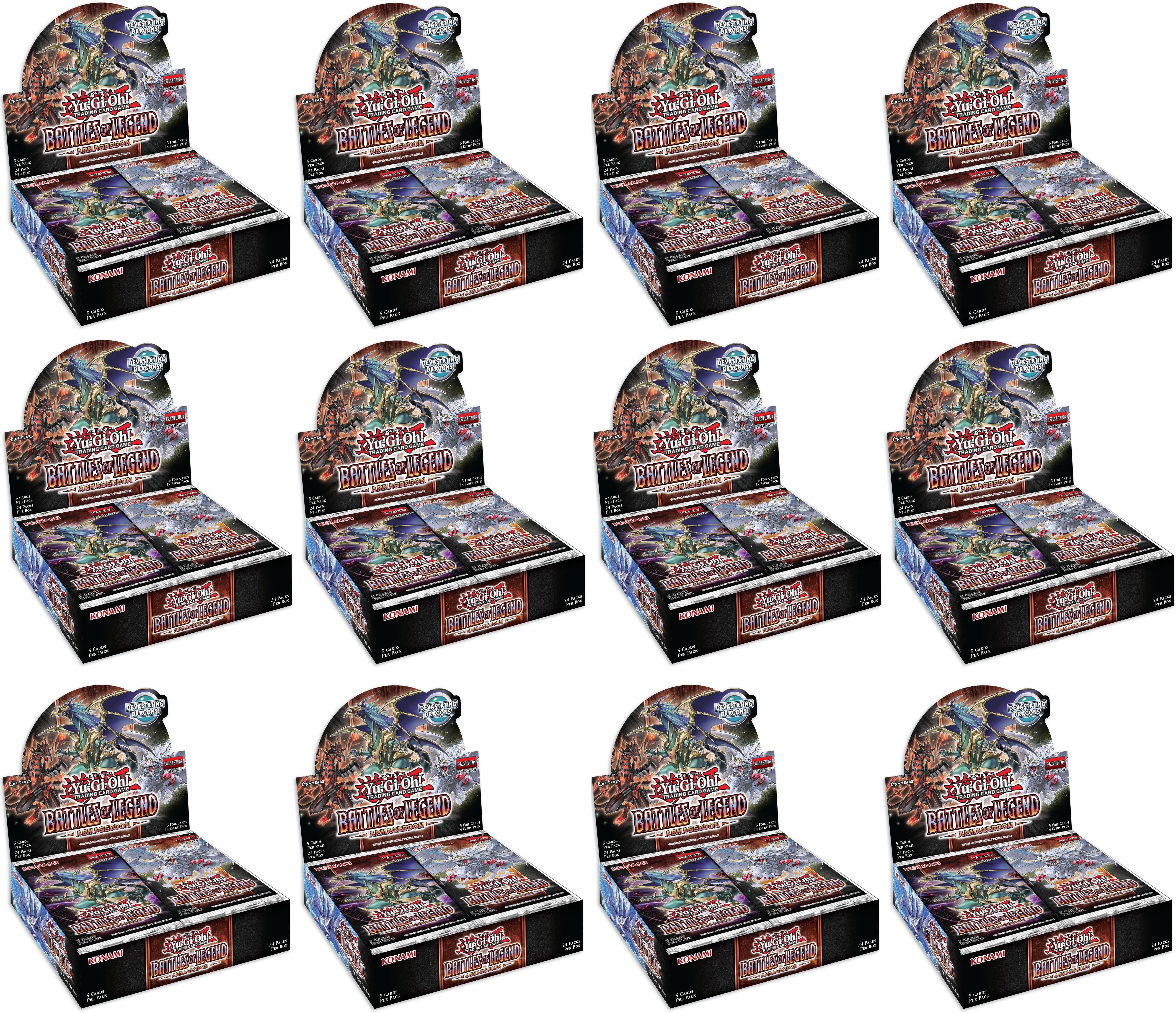 Battles of Legend: Armageddon - Booster Box Case (1st Edition) | Galaxy Games LLC
