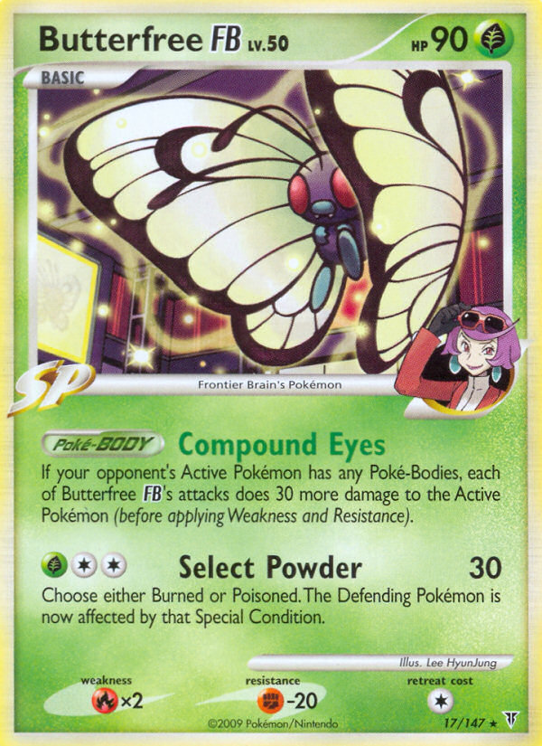 Butterfree FB (17/147) [Platinum: Supreme Victors] | Galaxy Games LLC