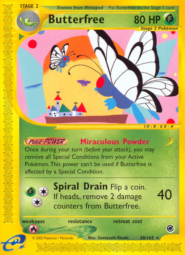 Butterfree (38/165) [Expedition: Base Set] | Galaxy Games LLC