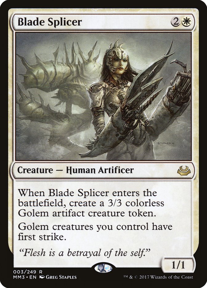 Blade Splicer [Modern Masters 2017] | Galaxy Games LLC