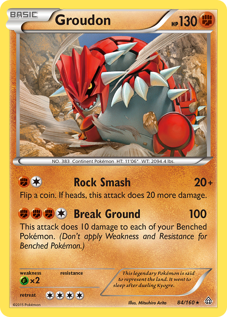 Groudon (84/160) [XY: Primal Clash] | Galaxy Games LLC