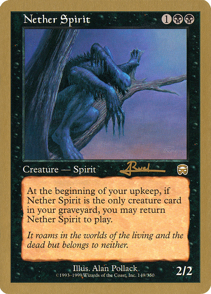 Nether Spirit (Antoine Ruel) [World Championship Decks 2001] | Galaxy Games LLC