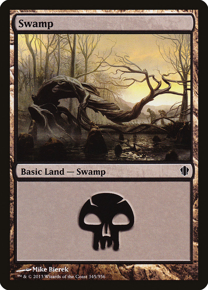 Swamp (345) [Commander 2013] | Galaxy Games LLC