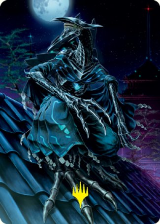 Jin-Gitaxias, Progress Tyrant Art Card (Gold-Stamped Signature) [Kamigawa: Neon Dynasty Art Series] | Galaxy Games LLC