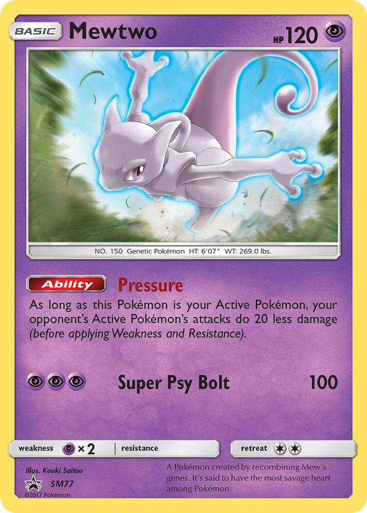 Mewtwo (SM77) [Sun & Moon: Black Star Promos] | Galaxy Games LLC