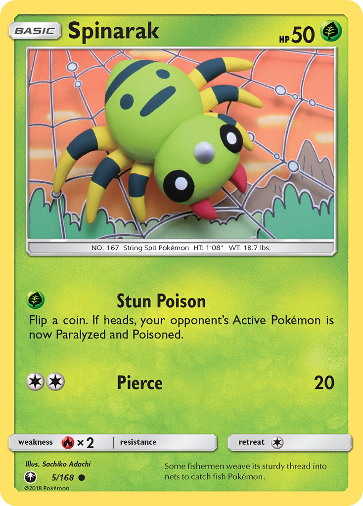 Spinarak (5/168) [Sun & Moon: Celestial Storm] | Galaxy Games LLC