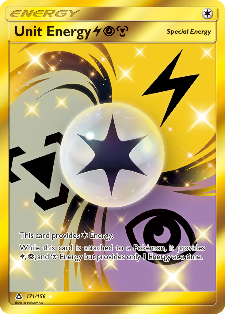 Unit Energy (171/156) (Lightning, Psychic, Metal) [Sun & Moon: Ultra Prism] | Galaxy Games LLC