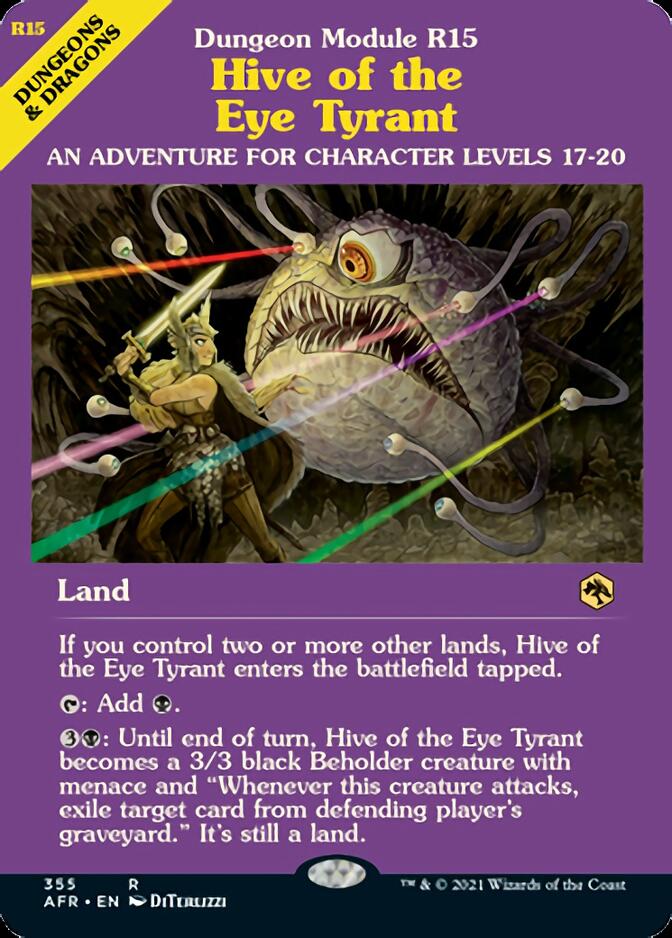 Hive of the Eye Tyrant (Dungeon Module) [Dungeons & Dragons: Adventures in the Forgotten Realms] | Galaxy Games LLC