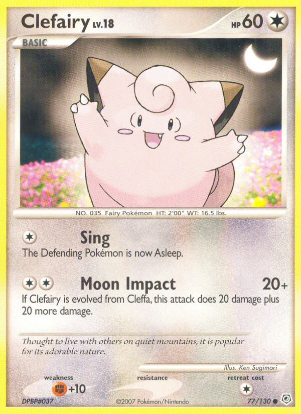 Clefairy (77/130) [Diamond & Pearl: Base Set] | Galaxy Games LLC