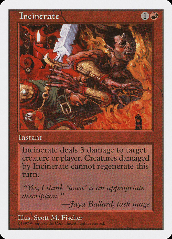 Incinerate [Fifth Edition] | Galaxy Games LLC