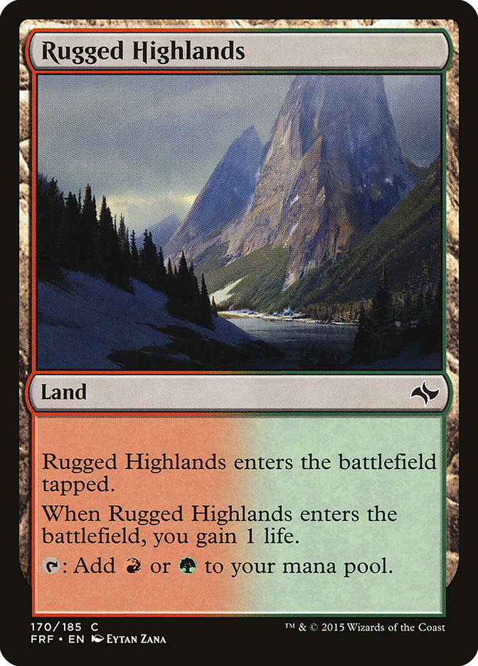 Rugged Highlands [Fate Reforged] | Galaxy Games LLC