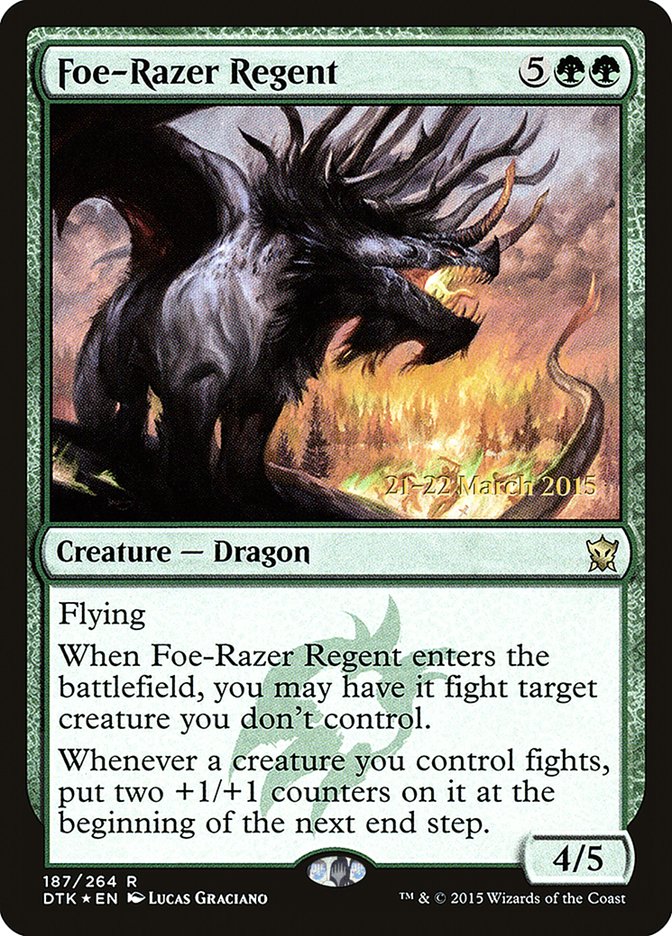 Foe-Razer Regent [Dragons of Tarkir Prerelease Promos] | Galaxy Games LLC