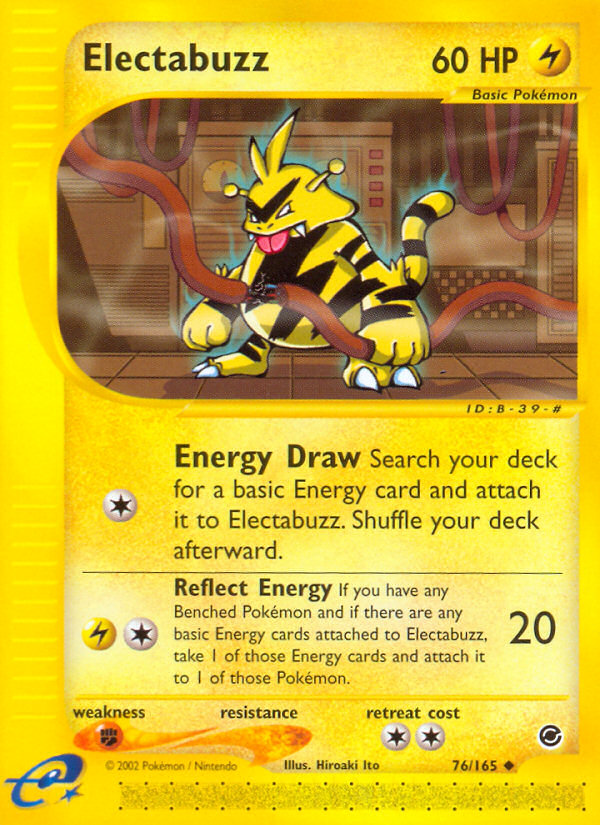 Electabuzz (76/165) [Expedition: Base Set] | Galaxy Games LLC