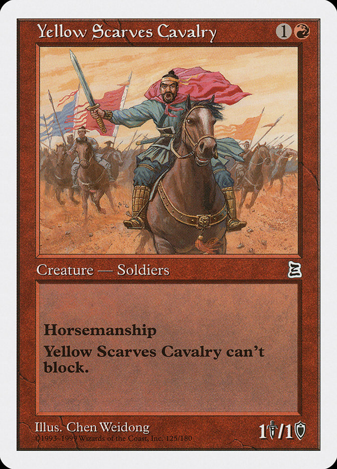 Yellow Scarves Cavalry [Portal Three Kingdoms] | Galaxy Games LLC
