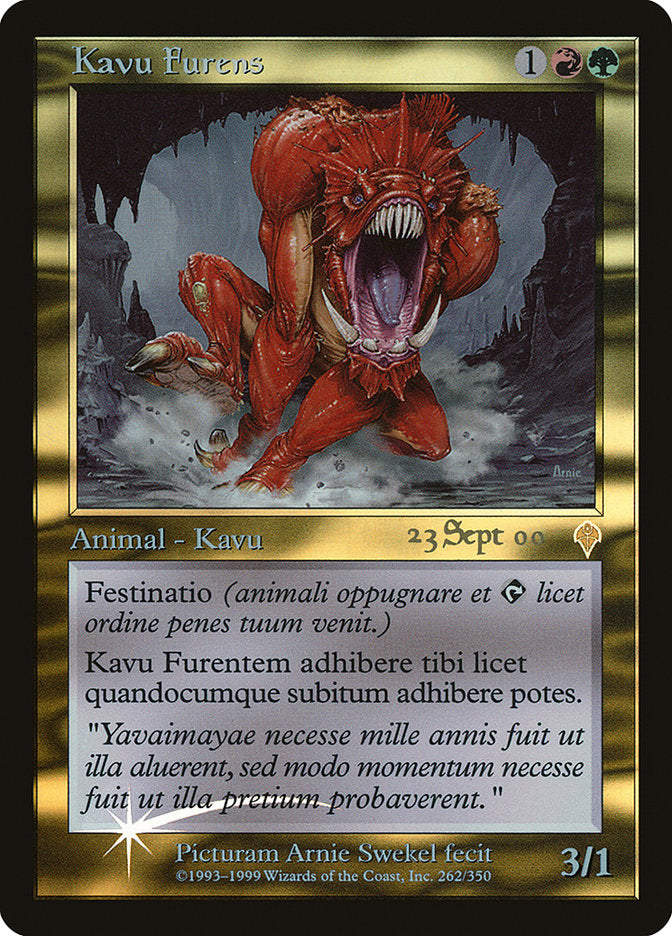 Raging Kavu [Invasion Promos] | Galaxy Games LLC