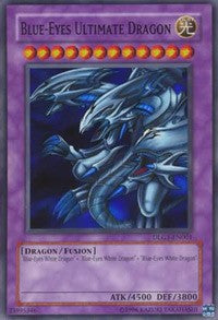 Blue-Eyes Ultimate Dragon [DLG1-EN001] Super Rare | Galaxy Games LLC