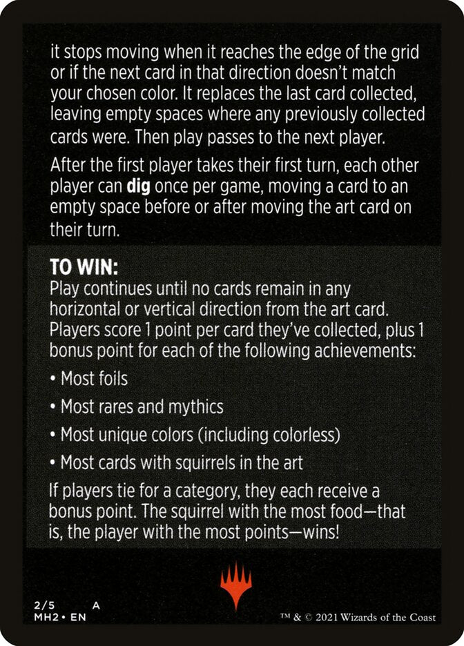 Foraging Squirrels (Magic Minigame) [Modern Horizons 2 Minigame] | Galaxy Games LLC