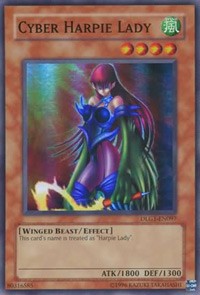 Cyber Harpie Lady [DLG1-EN097] Super Rare | Galaxy Games LLC