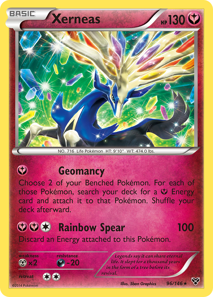 Xerneas (96/146) [XY: Base Set] | Galaxy Games LLC