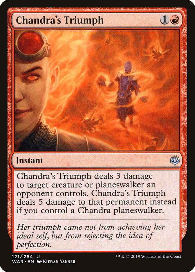 Chandra's Triumph [War of the Spark] | Galaxy Games LLC