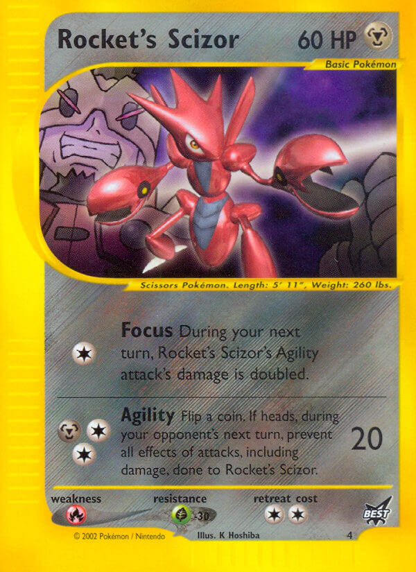 Rocket's Scizor (4) [Best of Promos] | Galaxy Games LLC