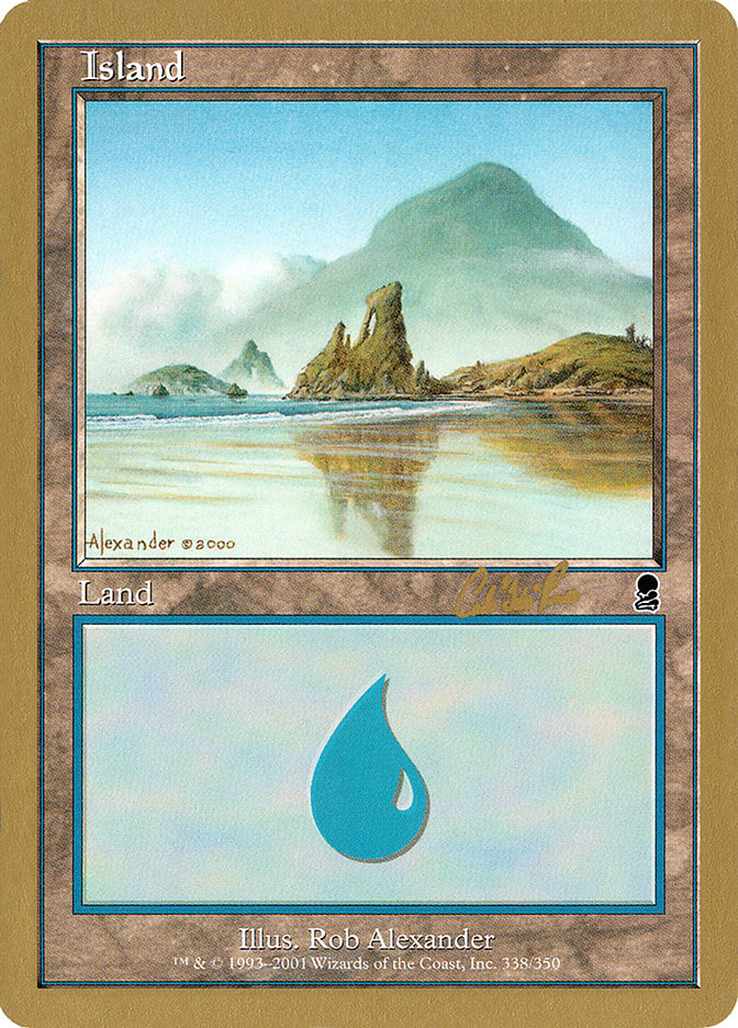 Island (cr338) (Carlos Romao) [World Championship Decks 2002] | Galaxy Games LLC