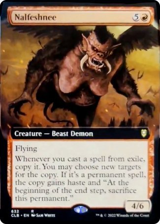 Nalfeshnee (Extended Art) [Commander Legends: Battle for Baldur's Gate] | Galaxy Games LLC