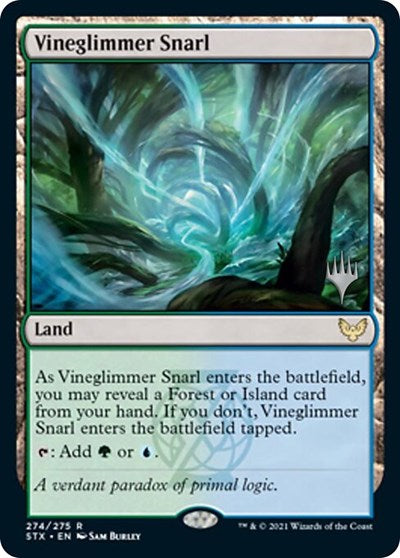 Vineglimmer Snarl (Promo Pack) [Strixhaven: School of Mages Promos] | Galaxy Games LLC