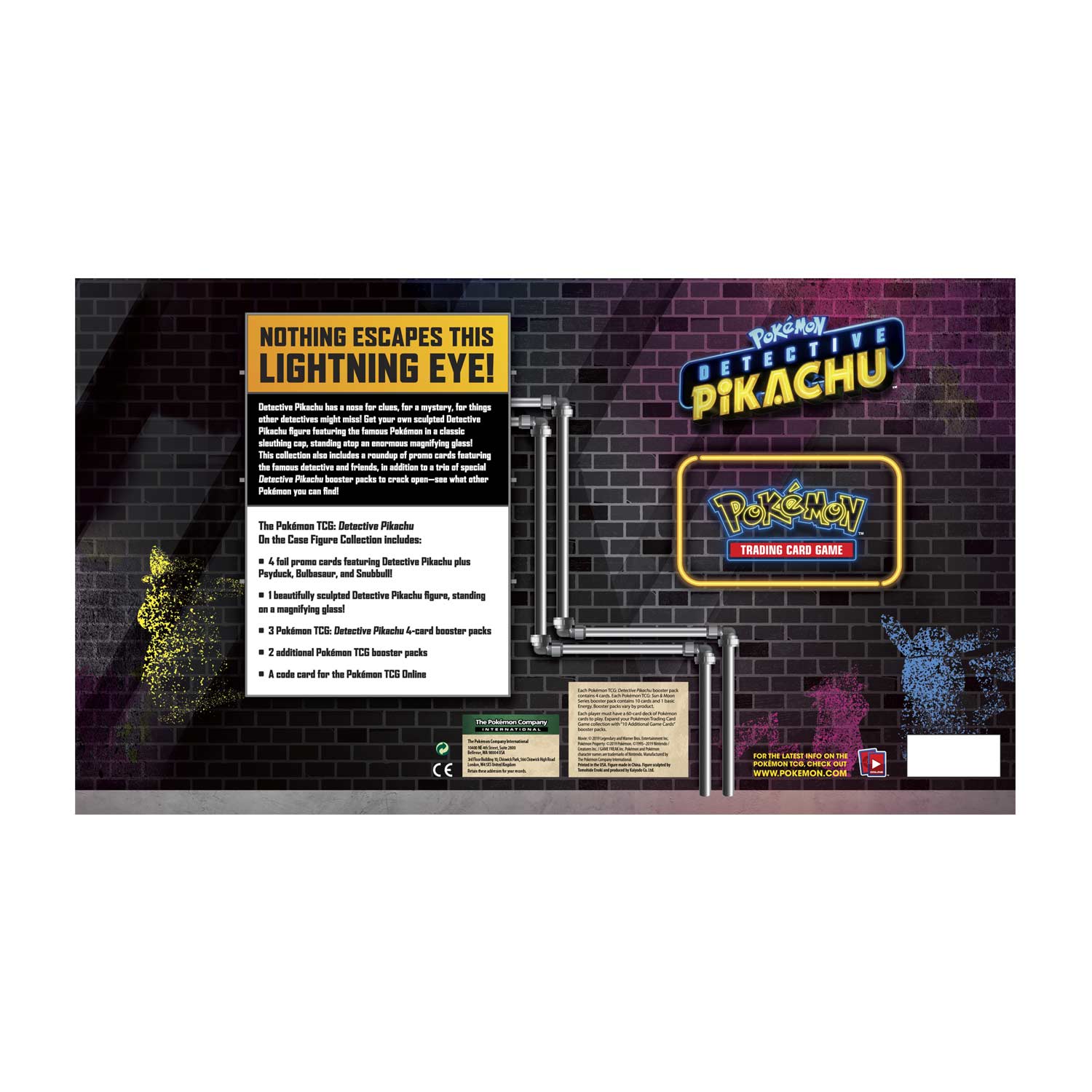 Detective Pikachu - Figure Collection (On the Case) | Galaxy Games LLC