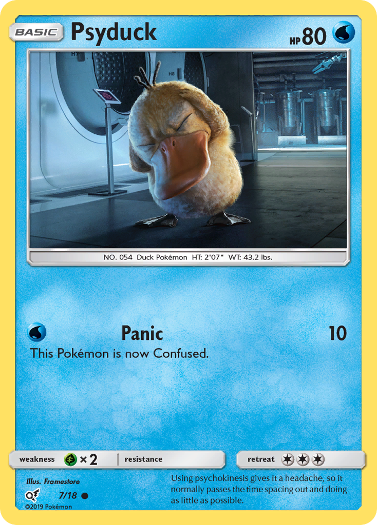 Psyduck (7/18) [Sun & Moon: Detective Pikachu] | Galaxy Games LLC