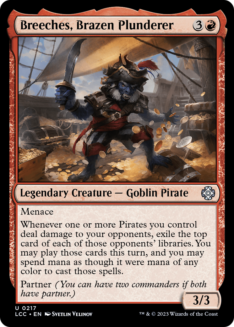 Breeches, Brazen Plunderer [The Lost Caverns of Ixalan Commander] | Galaxy Games LLC