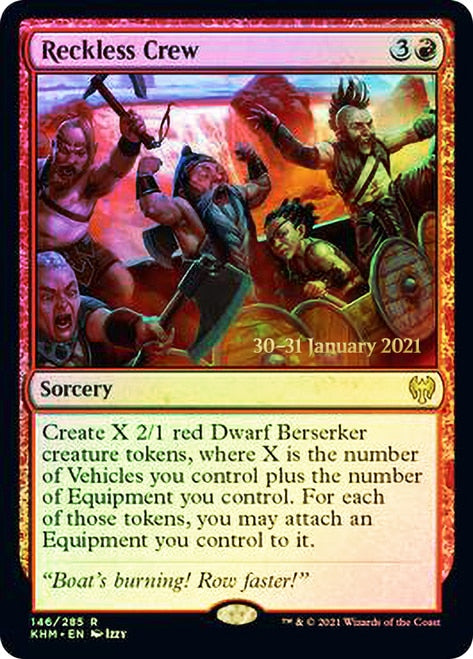 Reckless Crew [Kaldheim Prerelease Promos] | Galaxy Games LLC