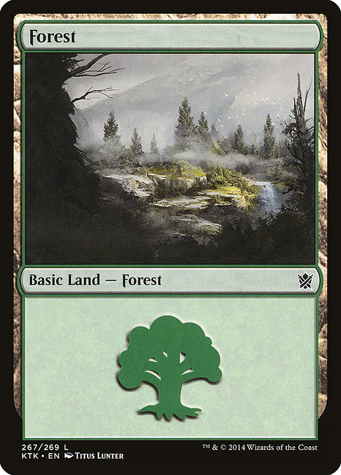 Forest (267) [Khans of Tarkir] | Galaxy Games LLC