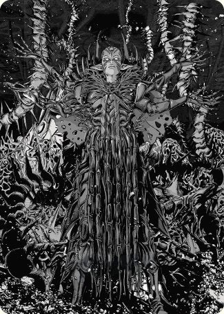 Nissa, Ascended Animist Art Card [Phyrexia: All Will Be One Art Series] | Galaxy Games LLC