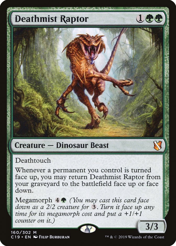 Deathmist Raptor [Commander 2019] | Galaxy Games LLC