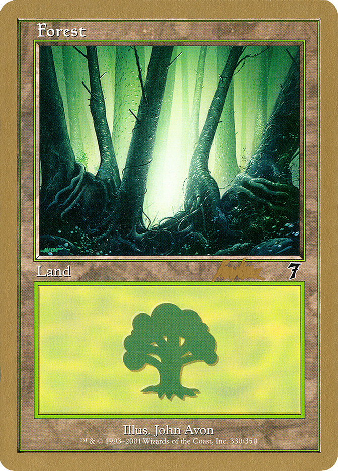 Forest (bk330) (Brian Kibler) [World Championship Decks 2002] | Galaxy Games LLC