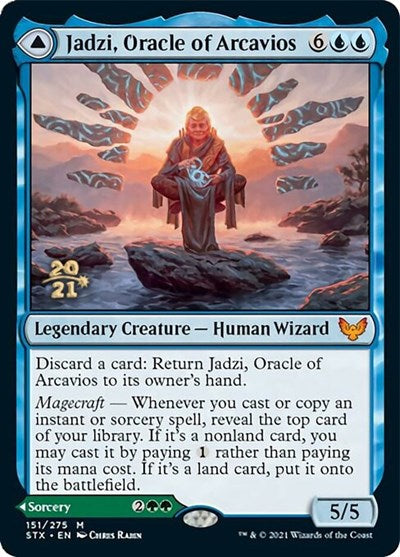 Jadzi, Oracle of Arcavios // Journey to the Oracle [Strixhaven: School of Mages Prerelease Promos] | Galaxy Games LLC