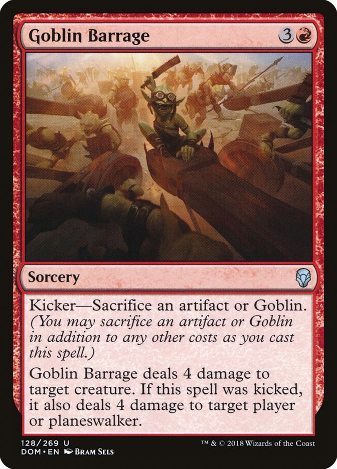 Goblin Barrage [Dominaria] | Galaxy Games LLC