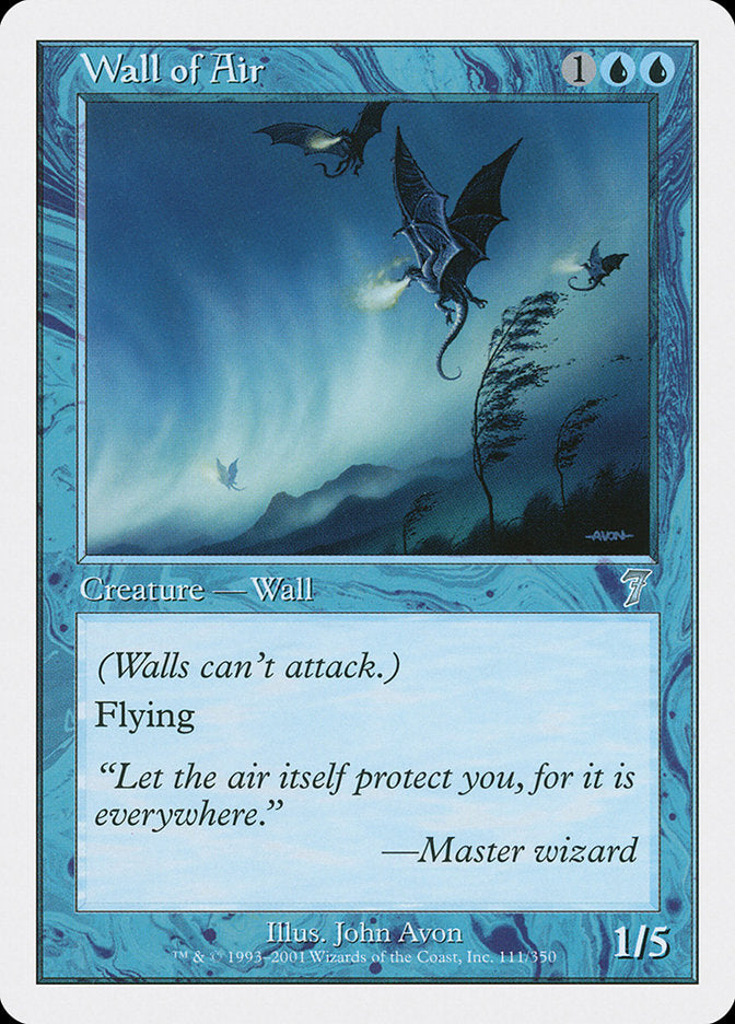 Wall of Air [Seventh Edition] | Galaxy Games LLC
