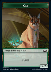 Cat // Dog Double-sided Token [Streets of New Capenna Tokens] | Galaxy Games LLC
