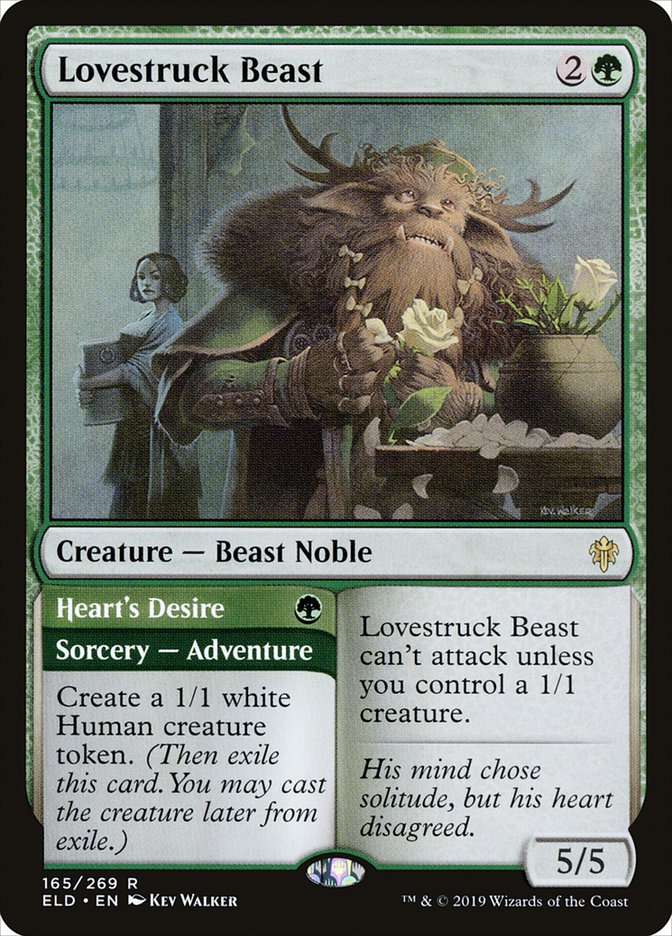 Lovestruck Beast // Heart's Desire [Throne of Eldraine] | Galaxy Games LLC