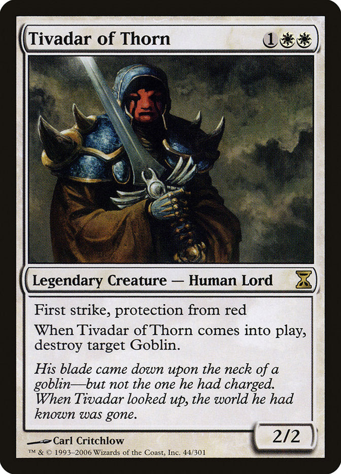 Tivadar of Thorn [Time Spiral] | Galaxy Games LLC