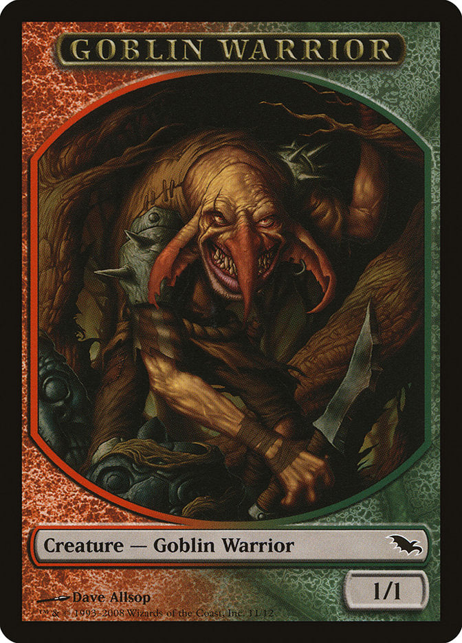 Goblin Warrior Token [Shadowmoor Tokens] | Galaxy Games LLC