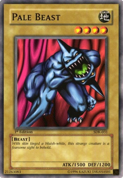 Pale Beast [SDK-031] Common | Galaxy Games LLC